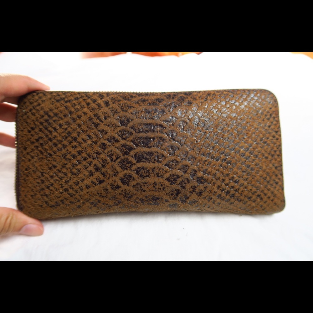 Michael Kors Continental Wallet - Python / Brown - image 8